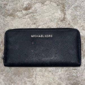 Michael Kors Black Wallet - Used.